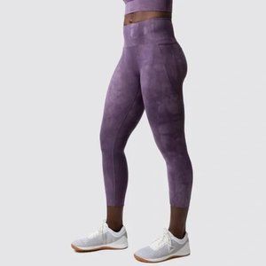 Born Primitive Female Eccentric Amethyst Purple Tie Dye Leggings